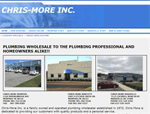 Tablet Screenshot of chrismoreinc.com